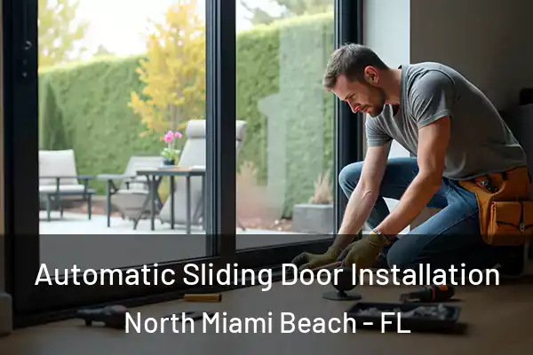 Automatic Sliding Door Installation North Miami Beach - FL
